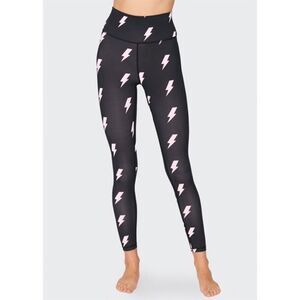 NWT Spiritual Gangster Essential High Waist Lightning Bolt Print Leggings XS